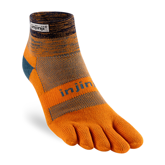 Injinji TRAIL Midweight Mini-Crew Running Socks