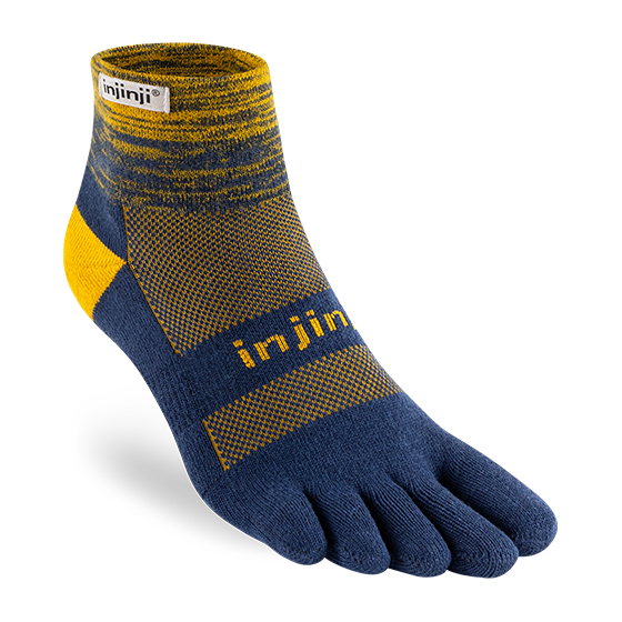 Injinji TRAIL Midweight Mini-Crew Running Socks