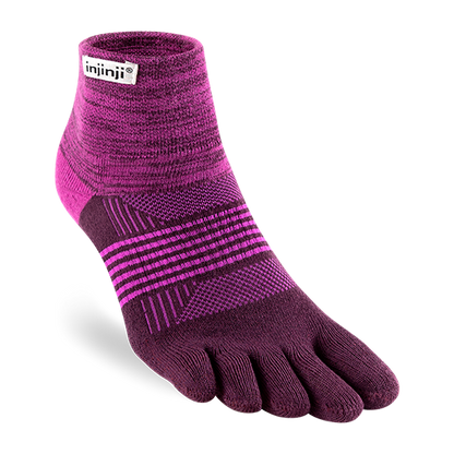 Injinji TRAIL Women's Specific Midweight Mini-Crew Running Socks