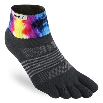 Injinji Spectrum TRAIL Women's Specific Midweight Mini-Crew Running Socks