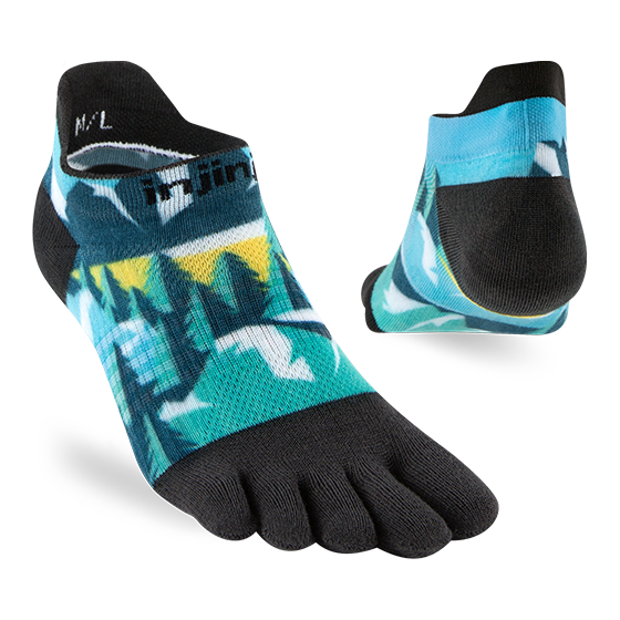 Injinji SPECTRUM Womens Run Lightweight No-Show