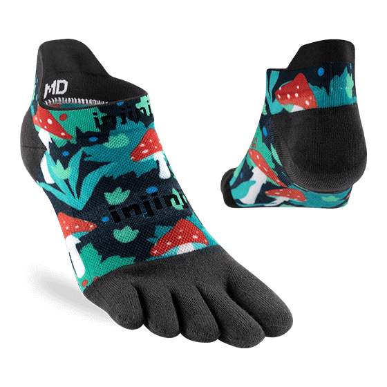 Injinji Artist Designed Men's No-Show Toesocks