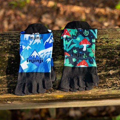 Injinji Artist Designed Men's No-Show Toesocks