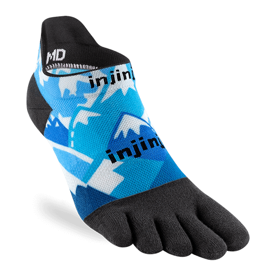 Injinji Artist Designed Men's No-Show Toesocks