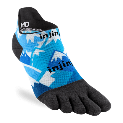 Injinji Artist Designed Men's No-Show Toesocks