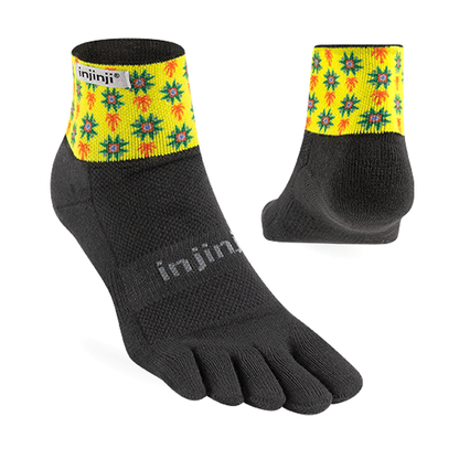 Injinji Artist Designed Men's Trail Mini-Crew Toesocks