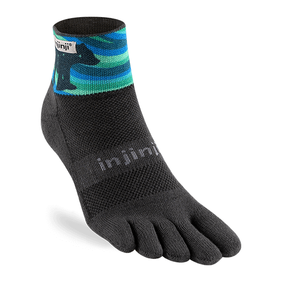 Injinji Artist Designed Men's Mini-Crew Toesocks