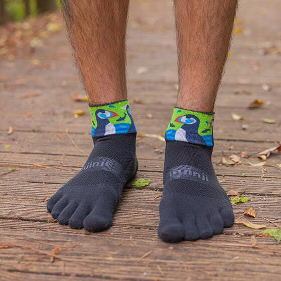 Injinji Artist Designed Men's Mini-Crew Toesocks