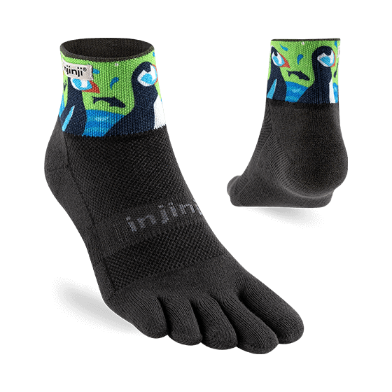 Injinji Artist Designed Men's Mini-Crew Toesocks