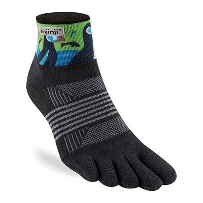 Injinji Artist Designed Women's Trail Mini-Crew Toesocks