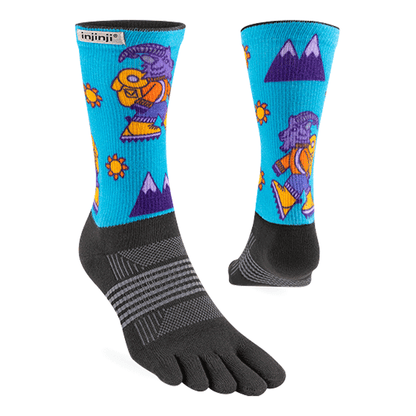 Injinji Artist Designed Women's Trail Crew Toesocks