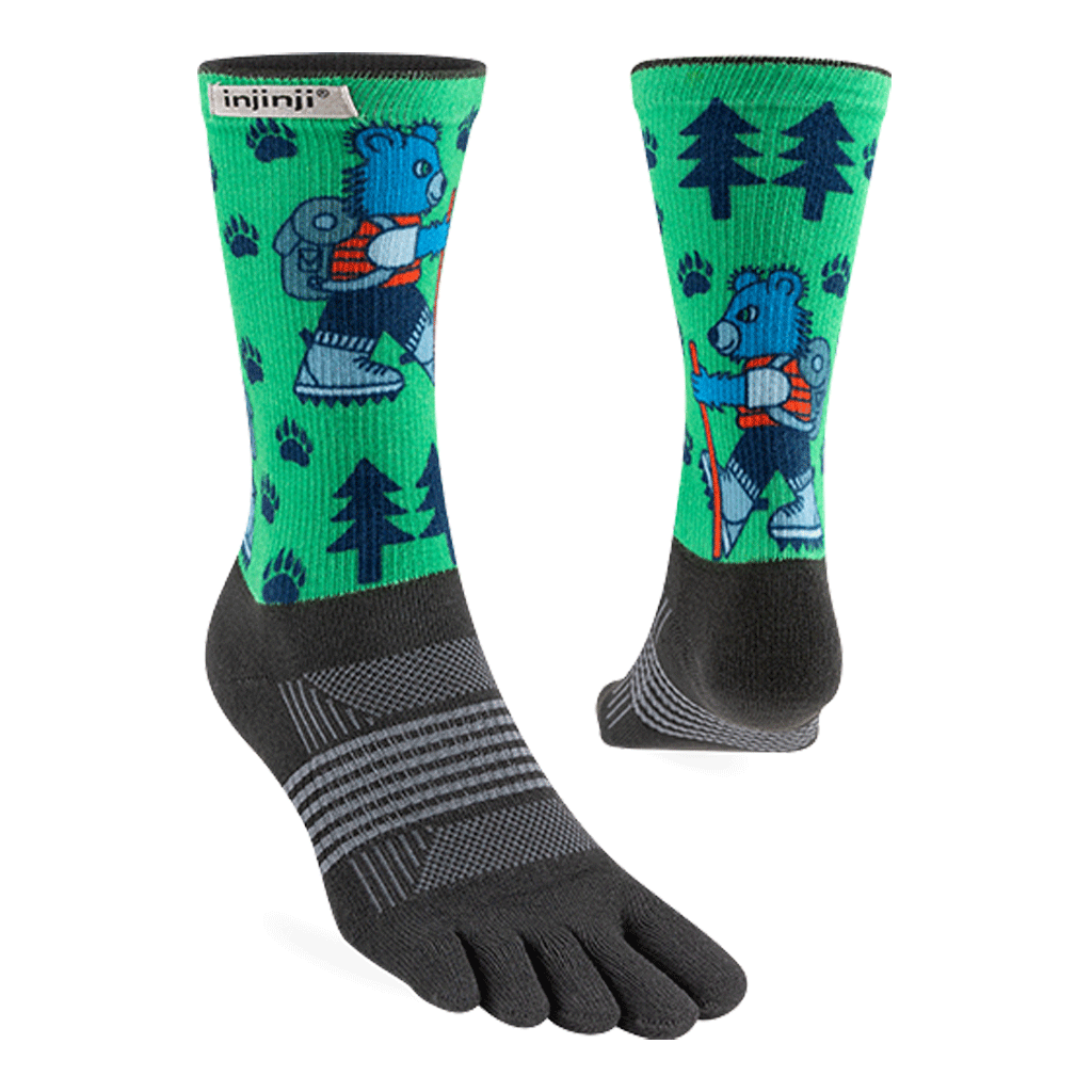 Injinji Artist Designed Women's Trail Crew Toesocks