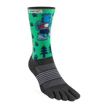 Injinji Artist Designed Women's Trail Crew Toesocks