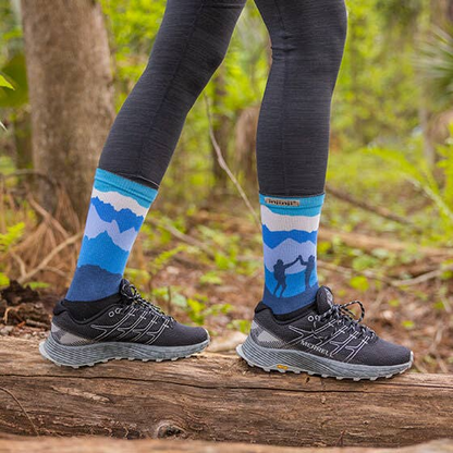 Injinji Artist Designed Women's Trail Crew Toesocks