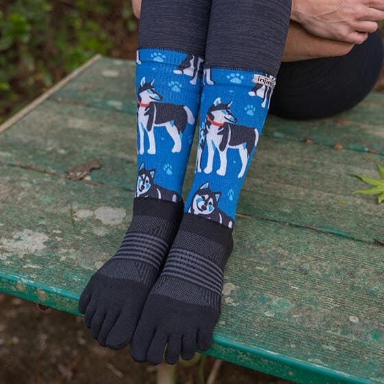 Injinji Artist Designed Women&#39;s Crew Toesocks