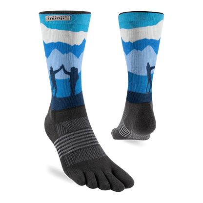 Injinji Artist Designed Women's Trail Crew Toesocks