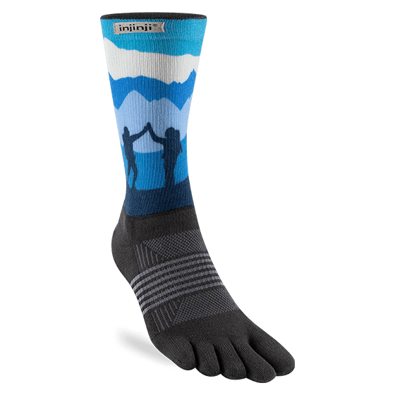 Injinji Artist Designed Women's Crew Toesocks