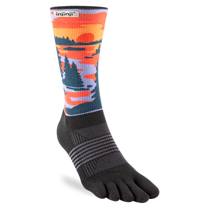 Injinji Artist Designed Women's Trail Crew Toesocks