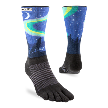 Injinji Artist Designed Women's Trail Crew Toesocks