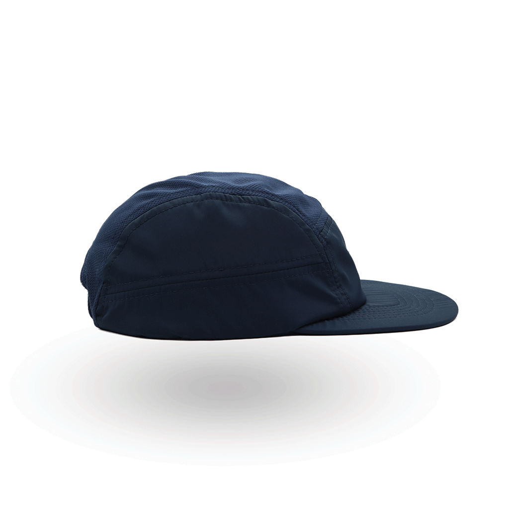 Helios Headwear Ultralight 7 Panel Soft Brim Cap - Navy