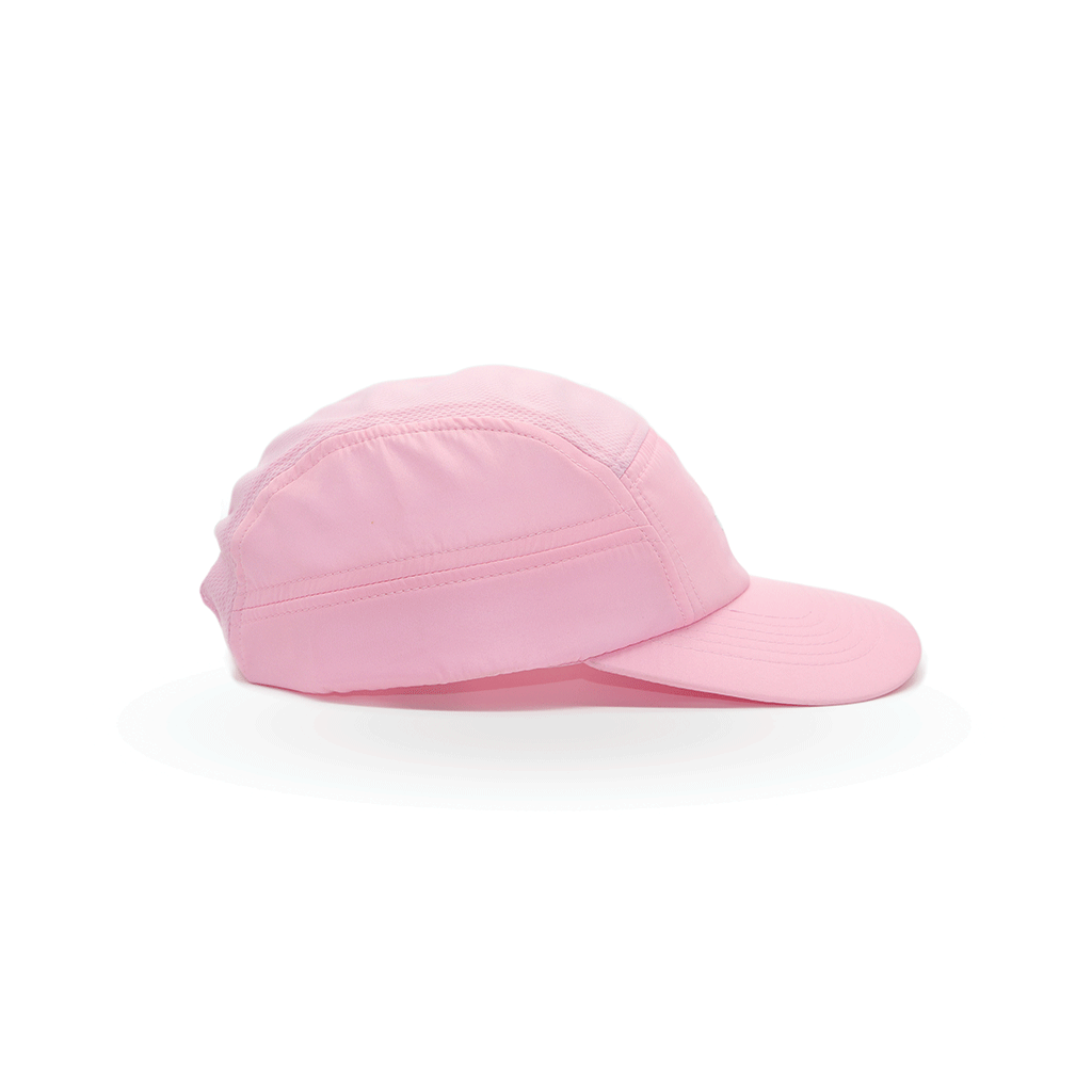 Helios Ultralight 7 Panel Firm Brim Running Cap - Pink