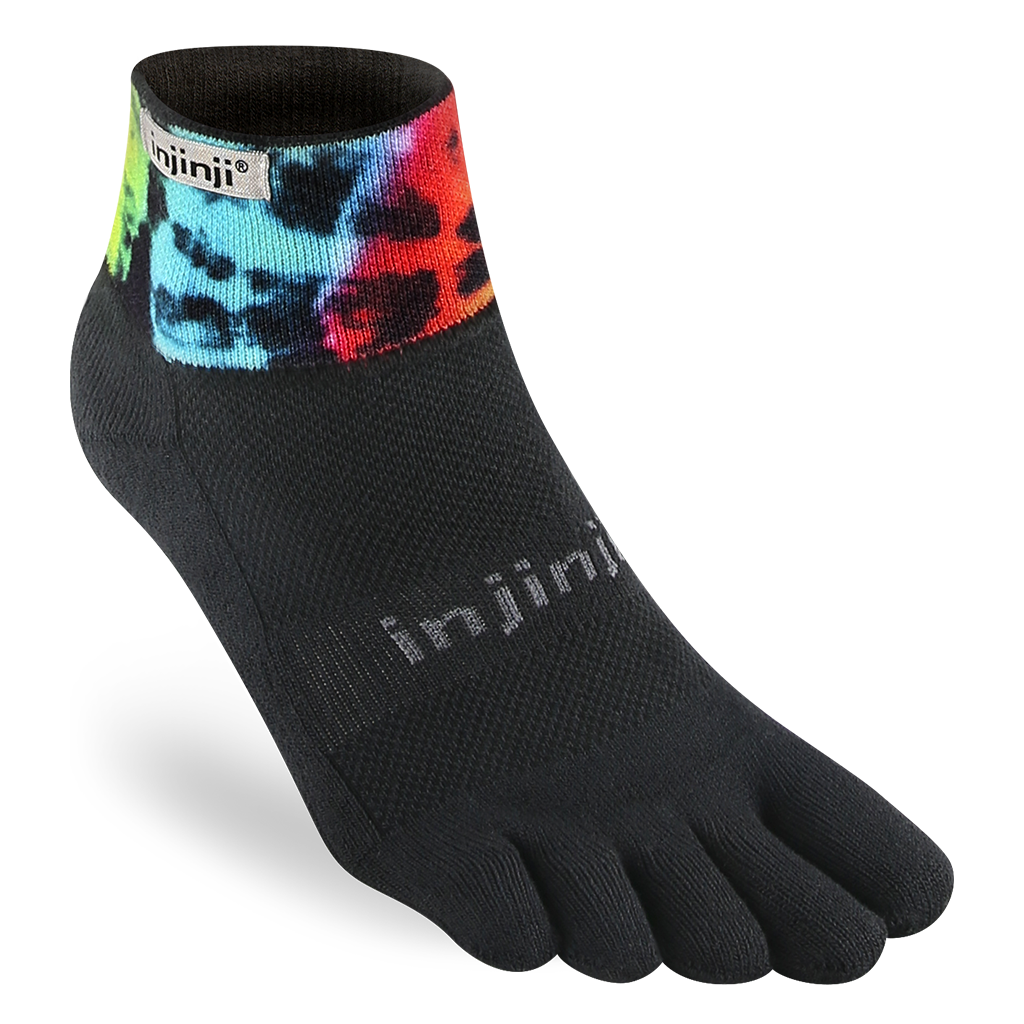 Injinji Spectrum TRAIL Midweight Mini-Crew Running Socks