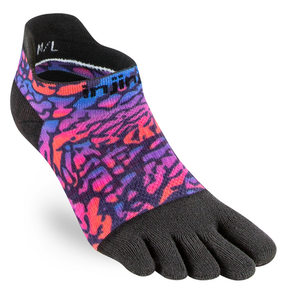 Injinji SPECTRUM Womens Run Lightweight No-Show Running Socks