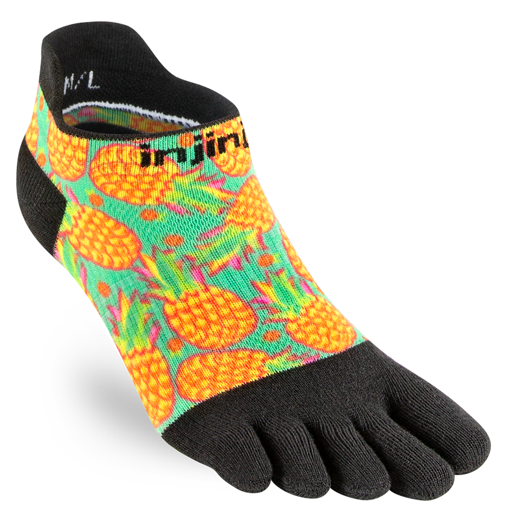 Injinji SPECTRUM Womens Run Lightweight No-Show Running Socks