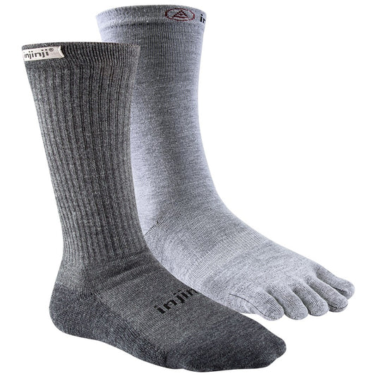 Injinji OUTDOOR HIKER + LINER Men's Crew Running Socks