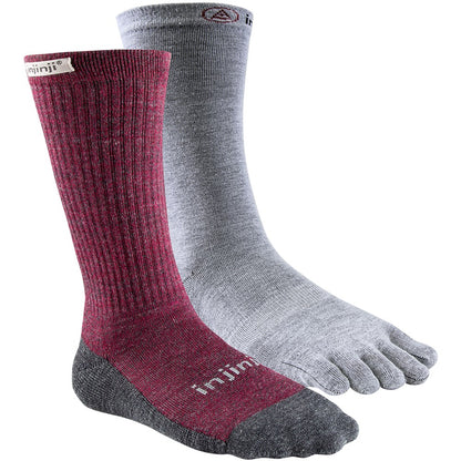 Injinji OUTDOOR HIKER + LINER Women's Crew Running Socks