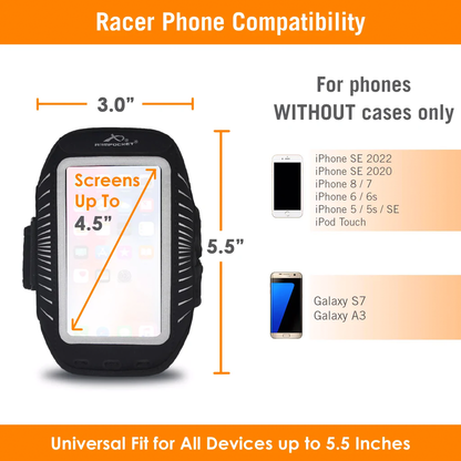 Armpocket Racer Slim Running Armband for iPhone, Galaxy & More