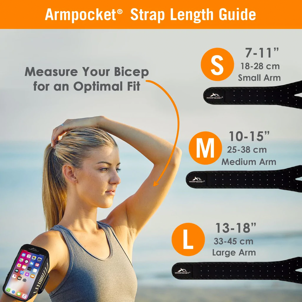 Armpocket Racer Slim Running Armband for iPhone, Galaxy & More